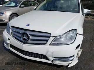 2012 Mercedes-Benz C with VIN WDDGF8BB9CR230328, listed as a IAAI auction lot 42024792 with 129,739 mi miles. Bid and sale history available at carsss.com. Image 6.