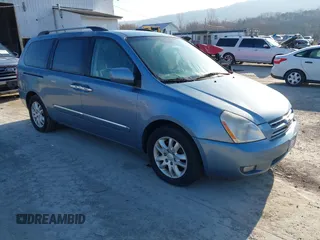 2010 Kia Sedona EX with VIN KNDMH4C32A6325352, listed as a IAAI auction lot 41863846 with 92,813 mi miles. Bid and sale history available at carsss.com. Image 1.