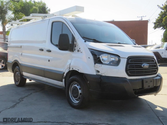 2018 Ford Transit Van with VIN 1FTYR1YG9JKA68352, listed as a Copart auction lot 85918324 with NaN miles and Salvage Title. Bid and sale history available at carsss.com. Image 1.