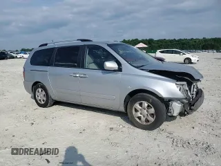 2010 Kia Sedona LX with VIN KNDMG4C34A6340230, listed as a Copart auction lot 67772684 with 142,030 mi miles and Salvage Title. Bid and sale history available at carsss.com. Image 11.