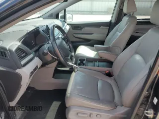2018 Honda Odyssey EX-L with VIN 5FNRL6H77JB009851, listed as a Copart auction lot 52203155 with 127,575 mi miles and Salvage Title. Bid and sale history available at carsss.com. Image 7.