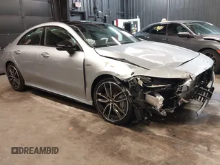 2025 Mercedes-Benz CLA with VIN W1K5J5BBXSN531314, listed as a IAAI auction lot 41998810 with 102 mi miles. Bid and sale history available at carsss.com. Image 6.