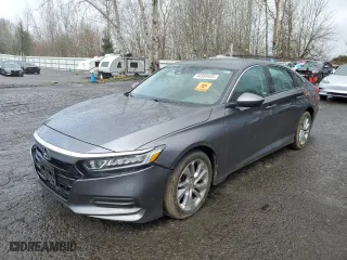 2018 Honda Accord Sedan LX 1.5T with VIN 1HGCV1F19JA182914, listed as a Copart auction lot 46905435 with 0 mi miles and Salvage Title. Bid and sale history available at carsss.com. Image 1.