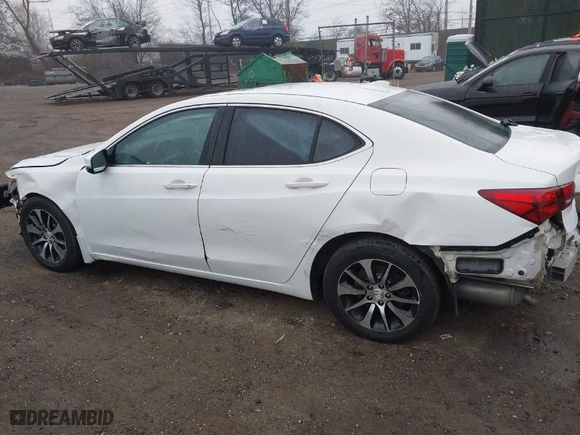 2015 Acura TLX with VIN 19UUB1F30FA017906, listed as a IAAI auction lot 41742441 with 141,150 mi miles. Bid and sale history available at carsss.com. Image 14.