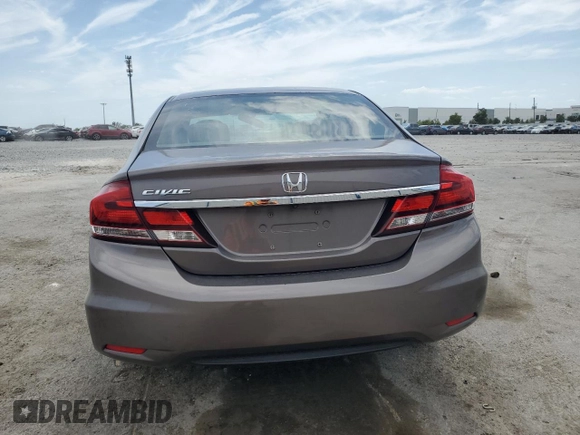 2015 Honda Civic LX with VIN 19XFB2F58FE034450, listed as a Copart auction lot 54475435 with 162,242 mi miles and Salvage Title. Bid and sale history available at carsss.com. Image 6.