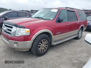 2007 Ford Expedition Max Eddie Bauer с VIN 1FMFK175X7LA33460, выставлен на аукционе IAAI как лот 41965513 с пробегом 260 723 миль миль и . История ставок и продаж доступна на DreamBid. Изображение 2.