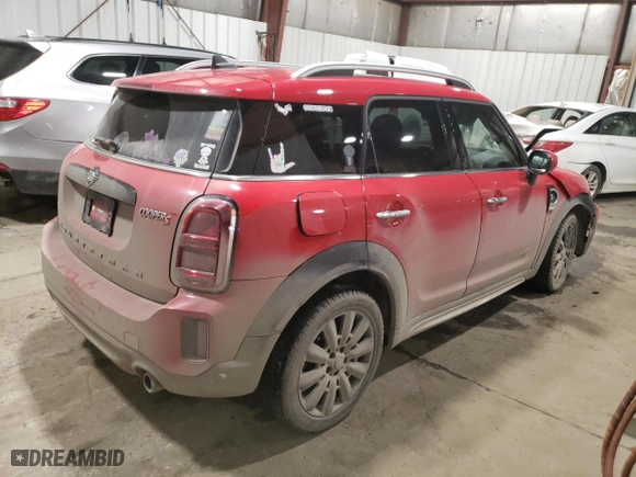 2022 MINI Countryman Cooper S with VIN WMZ83BR09N3P02526, listed as a Copart auction lot 84114224 with 0 mi miles and Salvage Title. Bid and sale history available at carsss.com. Image 3.