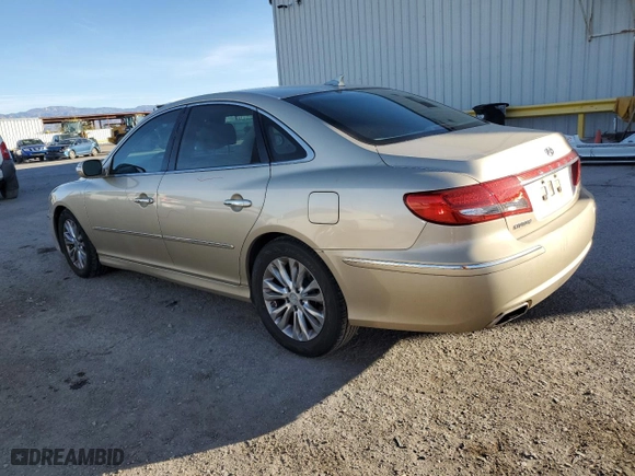 2011 Hyundai Azera Limited with VIN KMHFC4DF6BA537164, listed as a Copart auction lot 43716655 with 120,505 mi miles and Salvage Title. Bid and sale history available at carsss.com. Image 2.