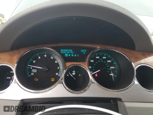 2011 Buick Enclave CXL-1 with VIN 5GAKRBED4BJ236896, listed as a Copart auction lot 73425394 with 168,118 mi miles and Salvage Title. Bid and sale history available at carsss.com. Image 9.