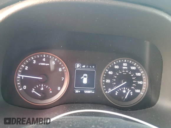 2016 Hyundai Tucson SE z VIN KM8J33A43GU093173, wystawiony jako Copart lot #41459245 z przebiegiem 120 991 mil mil oraz Szkoda całkowita • Salvage title. Historia ofert i sprzedaży dostępna na DreamBid. Obrazek 9.