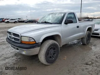 2004 Dodge Dakota с VIN 1D7GG36N34S505951, выставлен на аукционе Copart как лот 45561435 с пробегом 146 772 миль миль и Чистый • Clean title. История ставок и продаж доступна на DreamBid. Изображение 1.