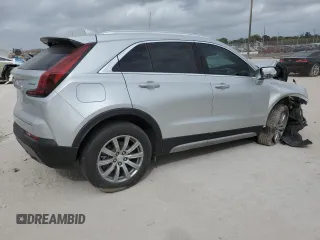 2021 Cadillac XT4 FWD Premium Luxury with VIN 1GYFZCR48MF071547, listed as a Copart auction lot 47564075 with 26,955 mi miles and Non Repairable. Bid and sale history available at carsss.com. Image 3.