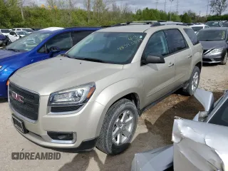 2013 GMC Acadia SLE with VIN 1GKKRPKD7DJ249861, listed as a Copart auction lot 48343844 with 95,130 mi miles and Salvage Title. Bid and sale history available at DreamBid. Image 1.