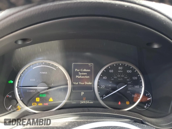 2020 Lexus NX 300h с VIN JTJGJRDZ2L2133907, выставлен на аукционе Copart как лот 56560965 с пробегом 34 924 миль миль и Списание • Salvage title. История ставок и продаж доступна на DreamBid. Изображение 9.