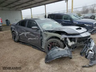2021 Dodge Charger Scat Pack Widebody with VIN 2C3CDXGJ9MH633949, listed as a Copart auction lot 45138345 with 37,952 mi miles and Clean Title. Bid and sale history available at carsss.com. Image 4.