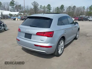 2018 Audi Q5 Premium Plus with VIN WA1BNAFYXJ2235843, listed as a IAAI auction lot 41790130 with 129,282 mi miles. Bid and sale history available at carsss.com. Image 4.