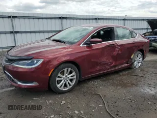 2016 Chrysler 200 Limited with VIN 1C3CCCAB1GN116122, listed as a Copart auction lot 53205985 with 106,630 mi miles and Salvage Title. Bid and sale history available at DreamBid. Image 1.