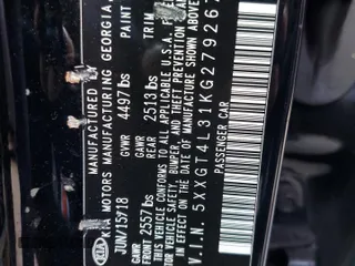 2019 Kia Optima LX with VIN 5XXGT4L31KG279267, listed as a Copart auction lot 42716425 with 83,062 mi miles and Non Repairable. Bid and sale history available at DreamBid. Image 12.