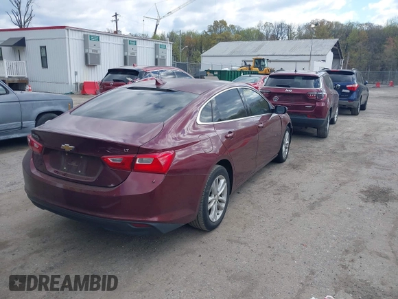2016 Chevrolet Malibu LT with VIN 1G1ZE5ST8GF184181, listed as a IAAI auction lot 42042453 with 146,127 mi miles and . Bid and sale history available at DreamBid. Image 4.