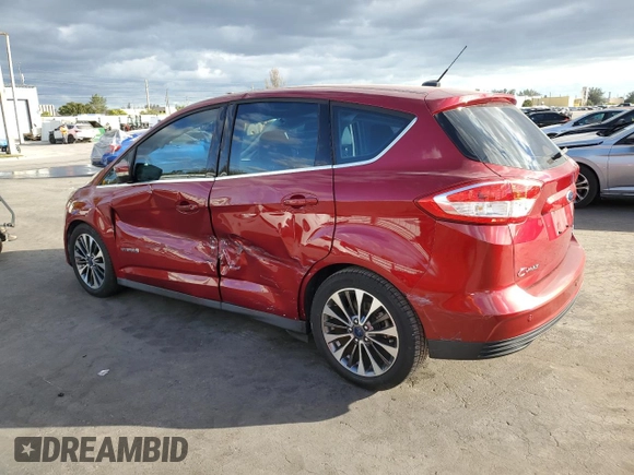 2017 Ford C-Max Titanium z VIN 1FADP5DU5HL109402, wystawiony jako Copart lot #82934474 z przebiegiem 14 617 mil mil oraz Nie do naprawy • Non repairable. Historia ofert i sprzedaży dostępna na DreamBid. Obrazek 2.