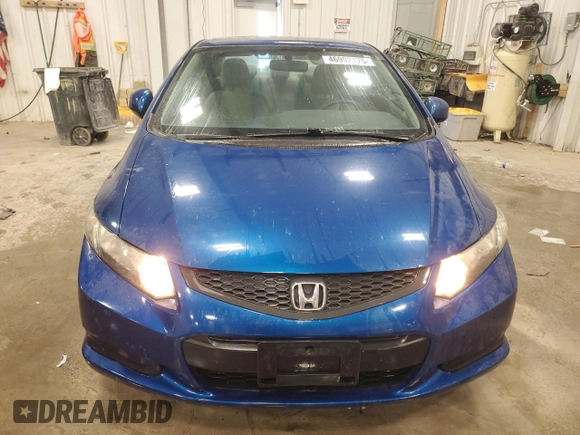 2013 Honda Civic Cpe LX with VIN 2HGFG3B56DH530265, listed as a Copart auction lot 46992175 with 107,178 mi miles and Salvage Title. Bid and sale history available at carsss.com. Image 5.