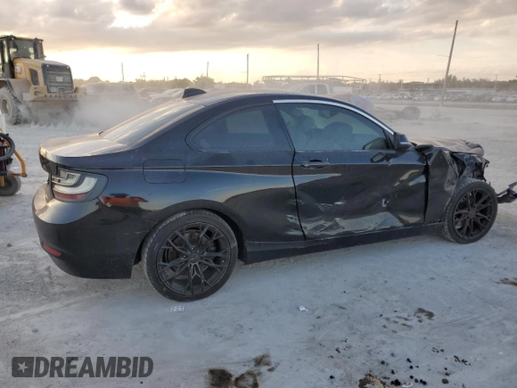 2014 BMW 2 Series 228i with VIN WBA1F5C54EVV99497, listed as a Copart auction lot 42703515 with 135,719 mi miles and Salvage Title. Bid and sale history available at DreamBid. Image 3.