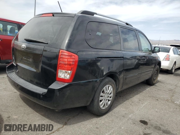 2014 Kia Sedona LX with VIN KNDMG4C75E6541210, listed as a Copart auction lot 51814055 with 133,572 mi miles and Clean Title. Bid and sale history available at carsss.com. Image 3.