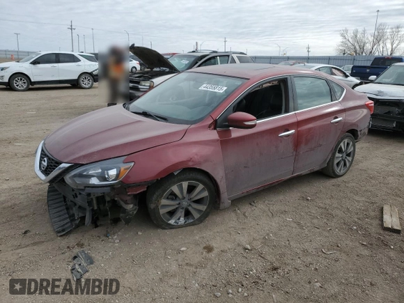 2019 Nissan Sentra S with VIN 3N1AB7APXKY333837, listed as a Copart auction lot 44355815 with 48,580 mi miles and Salvage Title. Bid and sale history available at DreamBid. Image 1.