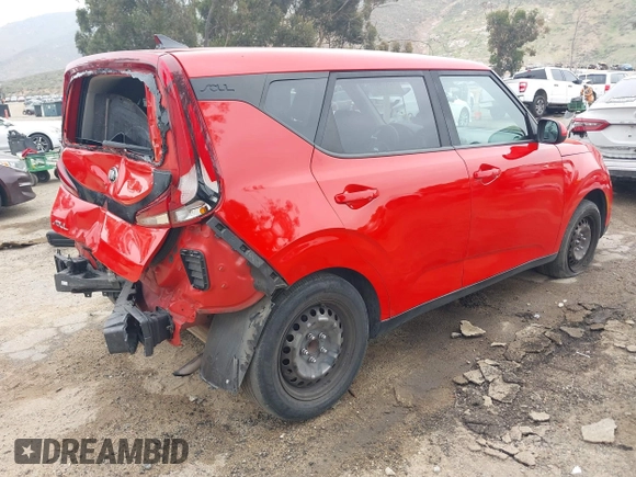 2020 Kia Soul S with VIN KNDJ23AU9L7051669, listed as a IAAI auction lot 42036559 with 87,044 mi miles and . Bid and sale history available at DreamBid. Image 4.