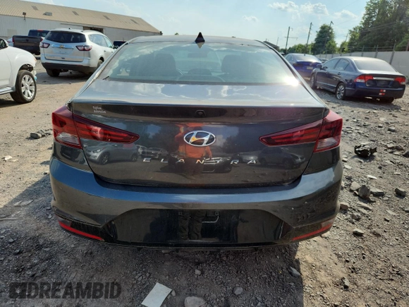 2020 Hyundai Elantra SEL with VIN 5NPD84LF2LH624228, listed as a Copart auction lot 62429545 with 72,141 mi miles and Clean title. Bid and sale history available at DreamBid. Image 6.