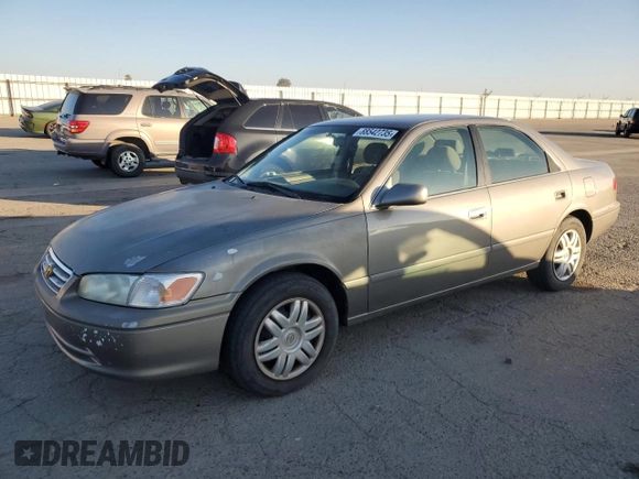 2001 Toyota Camry CE with VIN 4T1BG22K01U078895, listed as a Copart auction lot 88542735 with 225,579 mi miles and Clean Title. Bid and sale history available at carsss.com. Image 1.