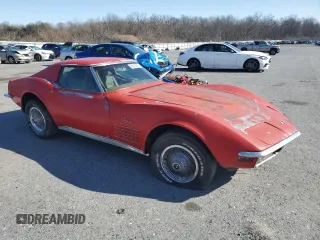 1972 Chevrolet Corvette with VIN 1Z37K2S513342, listed as a Copart auction lot 48513295 with 14,945 mi miles and Clean title. Bid and sale history available at DreamBid. Image 4.