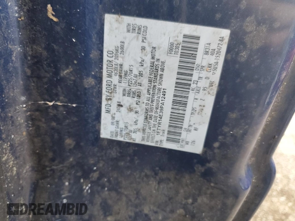 2009 Ford Ranger XL with VIN 1FTYR14E39PA12491, listed as a Copart auction lot 64255285 with Not provided miles and Clean title. Bid and sale history available at DreamBid. Image 12.