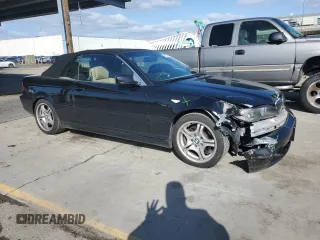 2006 BMW 3 Series 330Ci with VIN WBABW53496PZ40295, listed as a Copart auction lot 45374325 with 116,923 mi miles and Salvage Title. Bid and sale history available at carsss.com. Image 4.