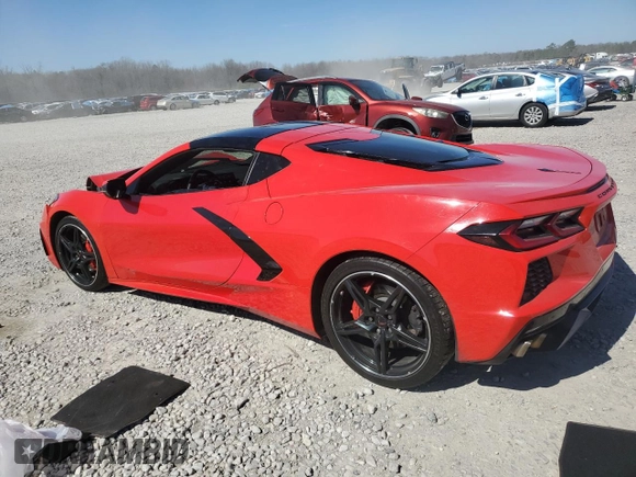 2020 Chevrolet Corvette 1LT z VIN 1G1Y62D49L5108899, wystawiony jako Copart lot #47392495 z przebiegiem 61 423 mil mil oraz Szkoda całkowita • Salvage title. Historia ofert i sprzedaży dostępna na DreamBid. Obrazek 2.