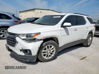 2021 Chevrolet Traverse LT Cloth with VIN 1GNERGKW5MJ141126, listed as a Copart auction lot 53328175 with 122,131 mi miles and Clean Title. Bid and sale history available at carsss.com. Image 1.
