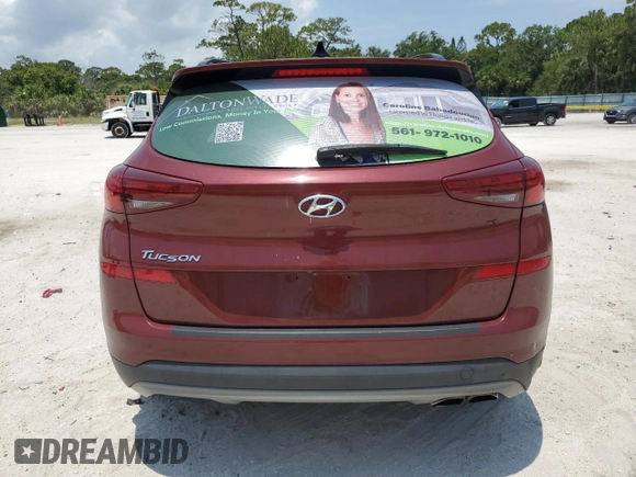 2020 Hyundai Tucson Ultimate with VIN KM8J33AL8LU255297, listed as a Copart auction lot 57550635 with Not provided miles and Salvage title. Bid and sale history available at DreamBid. Image 6.