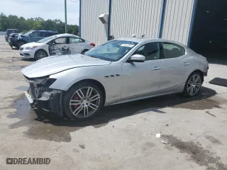 2018 Maserati Ghibli with VIN ZAM57XSL8J1268626, listed as a Copart auction lot 53463005 with 49,616 mi miles and Salvage Title. Bid and sale history available at carsss.com. Image 1.