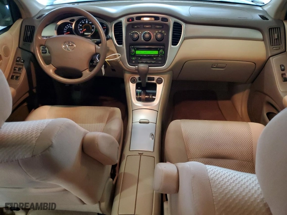 2007 Toyota Highlander with VIN JTEGD21A070157328, listed as a Copart auction lot 47535505 with 0 mi miles and Salvage Title. Bid and sale history available at carsss.com. Image 8.