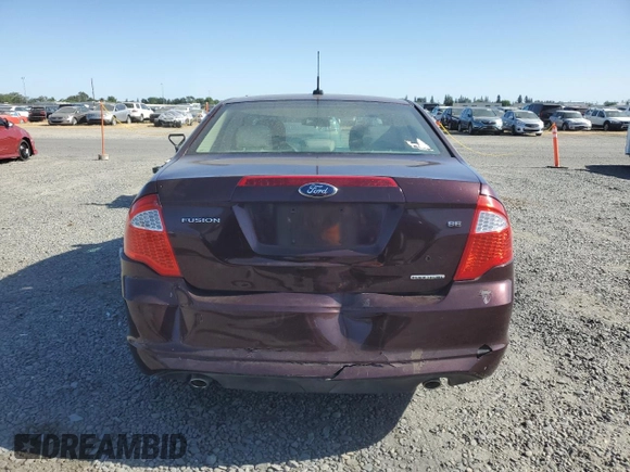 2012 Ford Fusion SE with VIN 3FAHP0HG5CR441813, listed as a Copart auction lot 57835195 with 143,916 mi miles and Salvage title. Bid and sale history available at DreamBid. Image 6.
