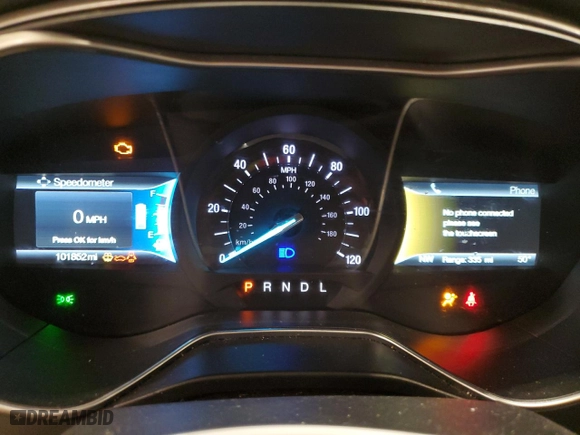 2018 Ford Fusion Hybrid SE with VIN 3FA6P0LU5JR255805, listed as a Copart auction lot 50007895 with 101,852 mi miles and Clean Title. Bid and sale history available at carsss.com. Image 9.