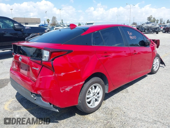 2020 Toyota Prius L Eco z VIN JTDKARFU0L3109596, wystawiony jako IAAI lot #41950366 z przebiegiem Nie podano mil oraz . Historia ofert i sprzedaży dostępna na DreamBid. Obrazek 4.