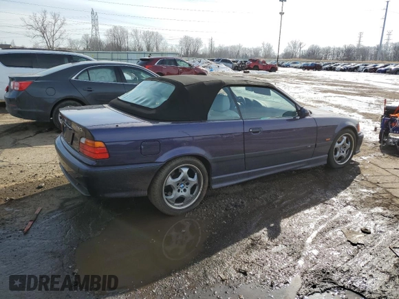 1998 BMW 3 Series M3 with VIN WBSBK0335WEC39639, listed as a Copart auction lot 46694465 with 16,585 mi miles and Clean Title. Bid and sale history available at carsss.com. Image 3.