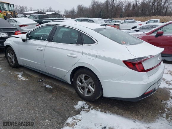 2022 Hyundai Sonata SE with VIN 5NPEG4JAXNH143533, listed as a IAAI auction lot 38498144 with 16,972 mi miles. Bid and sale history available at carsss.com. Image 3.