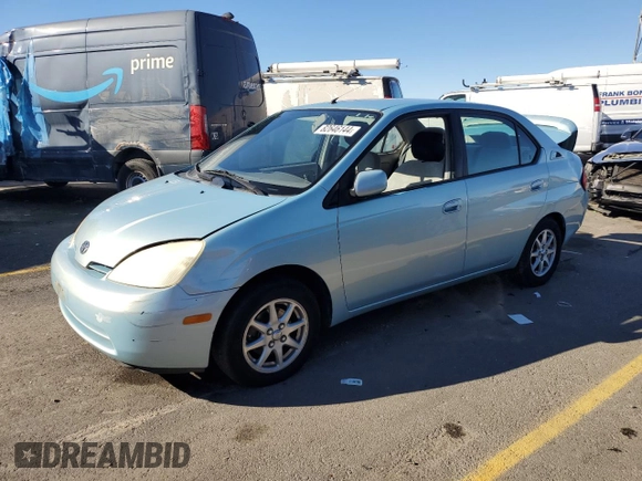 2002 Toyota Prius with VIN JT2BK12UX20043880, listed as a Copart auction lot 82646144 with 87,814 mi miles and Salvage Title. Bid and sale history available at carsss.com. Image 1.