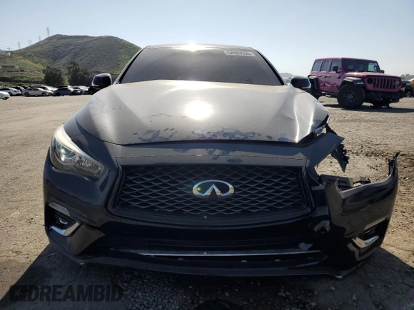 2020 Infiniti Q50 3.0t LUXE with VIN JN1EV7AP7LM202944, listed as a Copart auction lot 52463535 with 69,757 mi miles and Salvage Title. Bid and sale history available at carsss.com. Image 5.