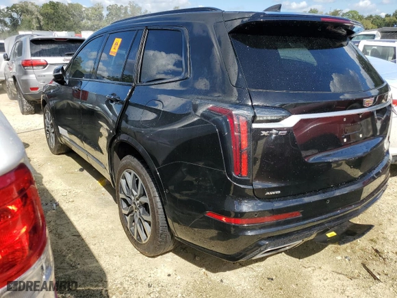 2021 Cadillac XT6 Sport with VIN 1GYKPGRS4MZ108084, listed as a Copart auction lot 75632384 with 0 mi miles and Salvage Title. Bid and sale history available at carsss.com. Image 2.