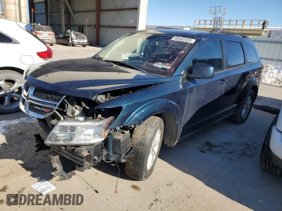 2014 Dodge Journey SXT with VIN 3C4PDCBB6ET104795, listed as a Copart auction lot 88402935 with 144,795 mi miles and Salvage Title. Bid and sale history available at carsss.com. Image 1.