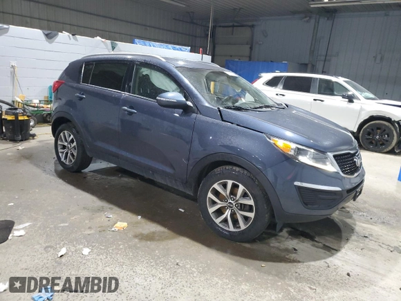 2014 Kia Sportage LX with VIN KNDPB3AC3E7582466, listed as a Copart auction lot 79408254 with 133,715 mi miles and Salvage Title. Bid and sale history available at carsss.com. Image 4.
