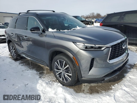 2023 Infiniti QX60 Autograph z VIN 5N1DL1HUXPC375744, wystawiony jako Copart lot #45015105 z przebiegiem 27 968 mil mil oraz Szkoda całkowita • Salvage title. Historia ofert i sprzedaży dostępna na DreamBid. Obrazek 4.